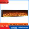 Decorative Flame Electric Fireplace Heater: Built-In Home Simulation