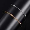 Cute Stainless Steel Beads O Chain Bracelet for Women Girl Anklet Link Foot Hand Chain with Extender Metal Jewelry Accessories
