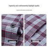 Chemise à manches longues 100% coton du Xinjiang pour homme Luomeng