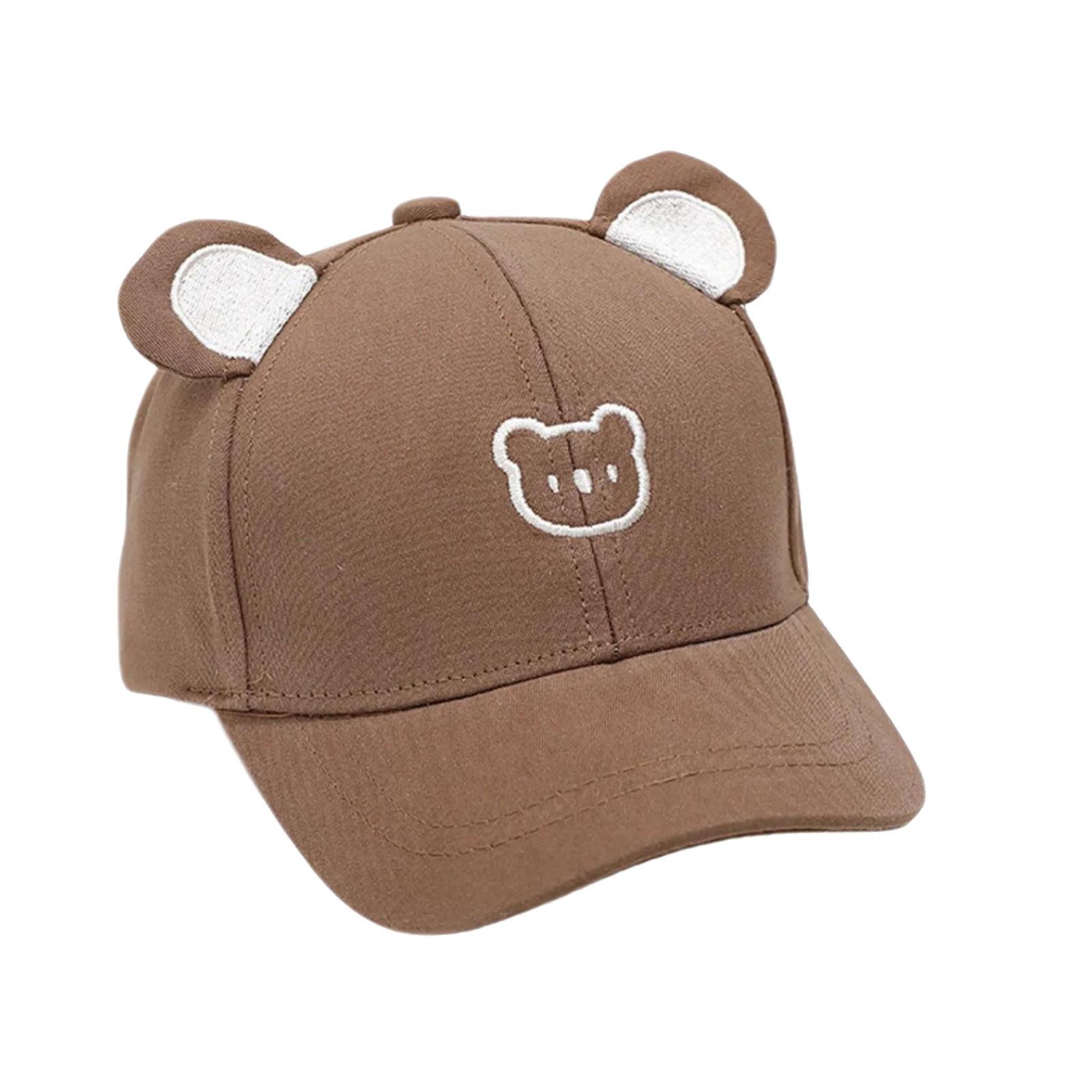 Bear Ear Baseball Hat Skiing Baseball Unisex Hat Hiking Camping Outdoor Hat Suitable for Boys and Girls