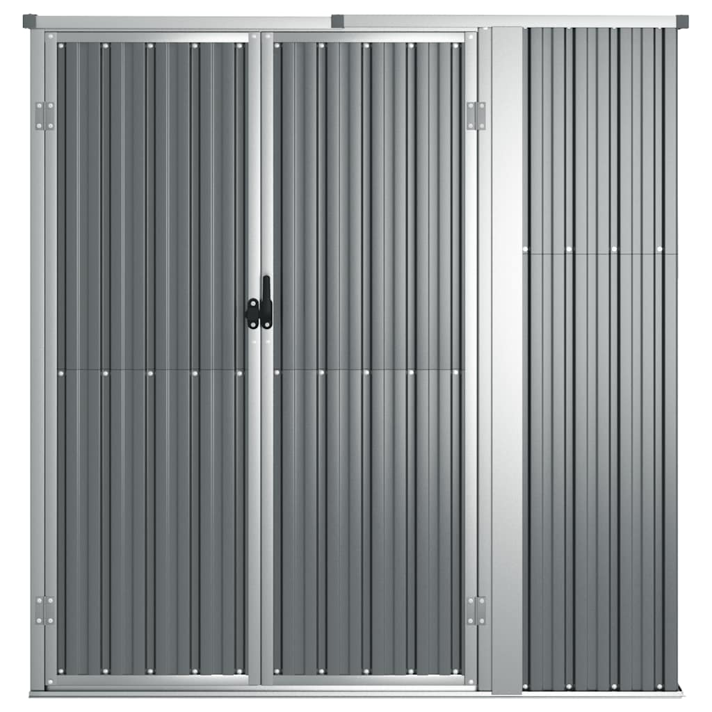 Vidaxl Capanno da Giardino, Grigio, 161X89X161 Cm, Acciaio Galvanizzato