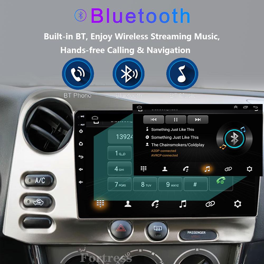 Dla PONTIAC Vibe 2003 - 2004 dla TOYOTA Matrix 2003 - 2008 System Android QLED IPS Ekran Dotykowy GPS Navi Radio Samochodowe Odtwarzacz Multimedialny