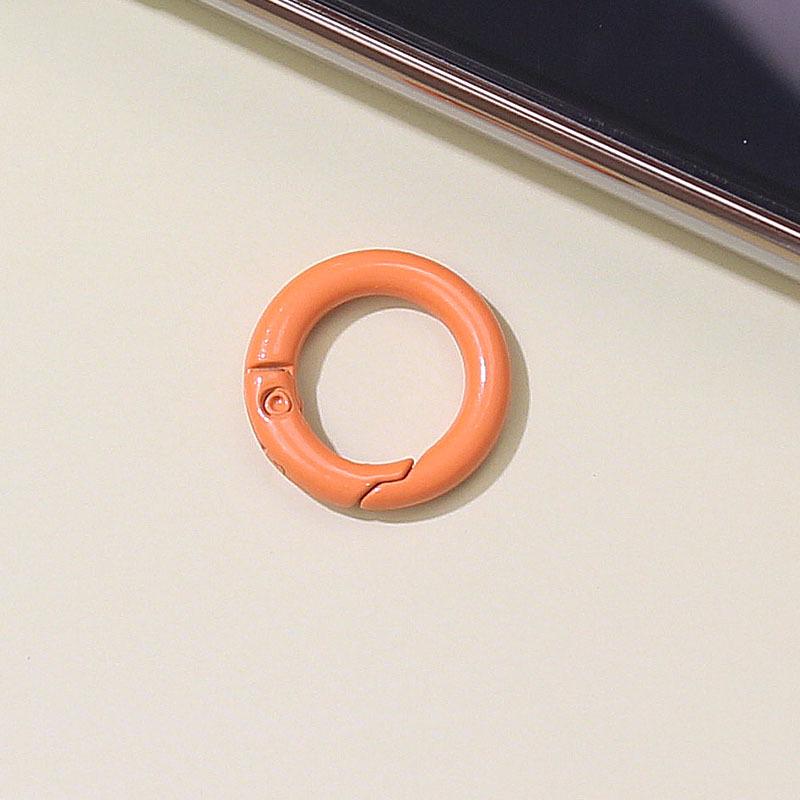 25mm Colored Spring Coil Metal Lobster Clasp for DIY Jewelry, Phone Cases, Hardware, Hanging Buckle, Keychains