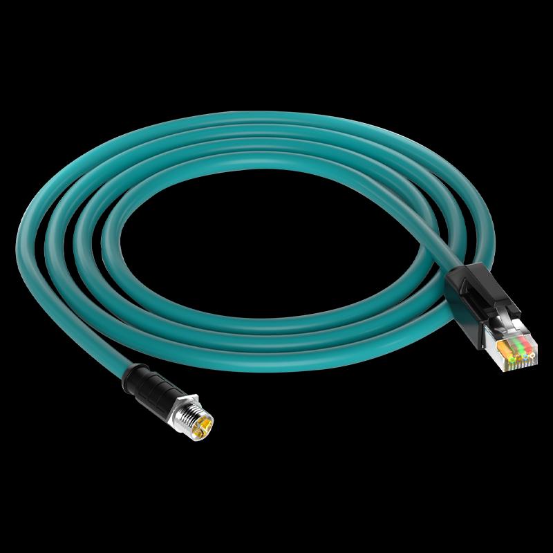 Suhao Industrial M12 to RJ45 Cat6a Shielded Network Cable