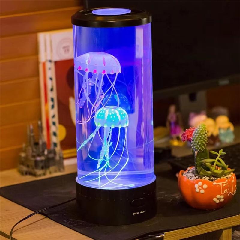 CYCLI-LED Jellyfish Night Light USB Powered Colorful Lighting Modes For Home Office Desktop Decorative Gifts