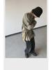 American Retro Winter Style Mohair Gradient Striped Sweater