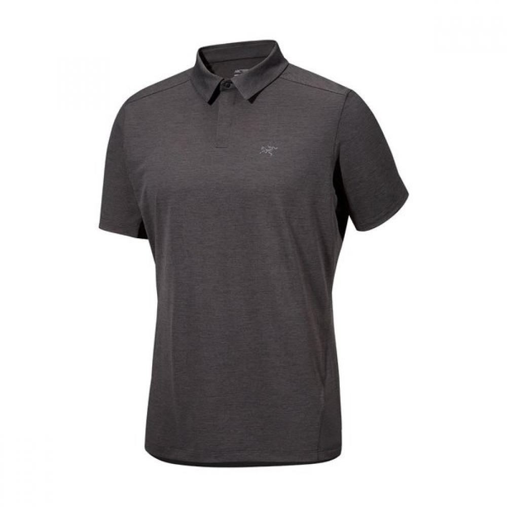 Arcteryx SS26 Kadam Polo Shirt Men S atqSm07089 STRATUS HEATHER/XL