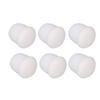 8 Pcs Chair Leg Cover Round White Table Foot Protector Thicken Mute Furniture Leg Pad for Home Use Large