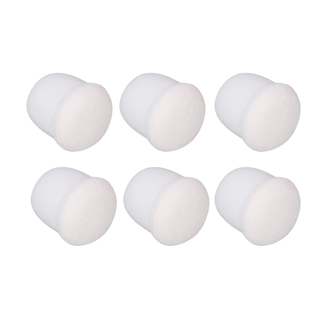 8 Pcs Chair Leg Cover Round White Table Foot Protector Thicken Mute Furniture Leg Pad for Home Use Large