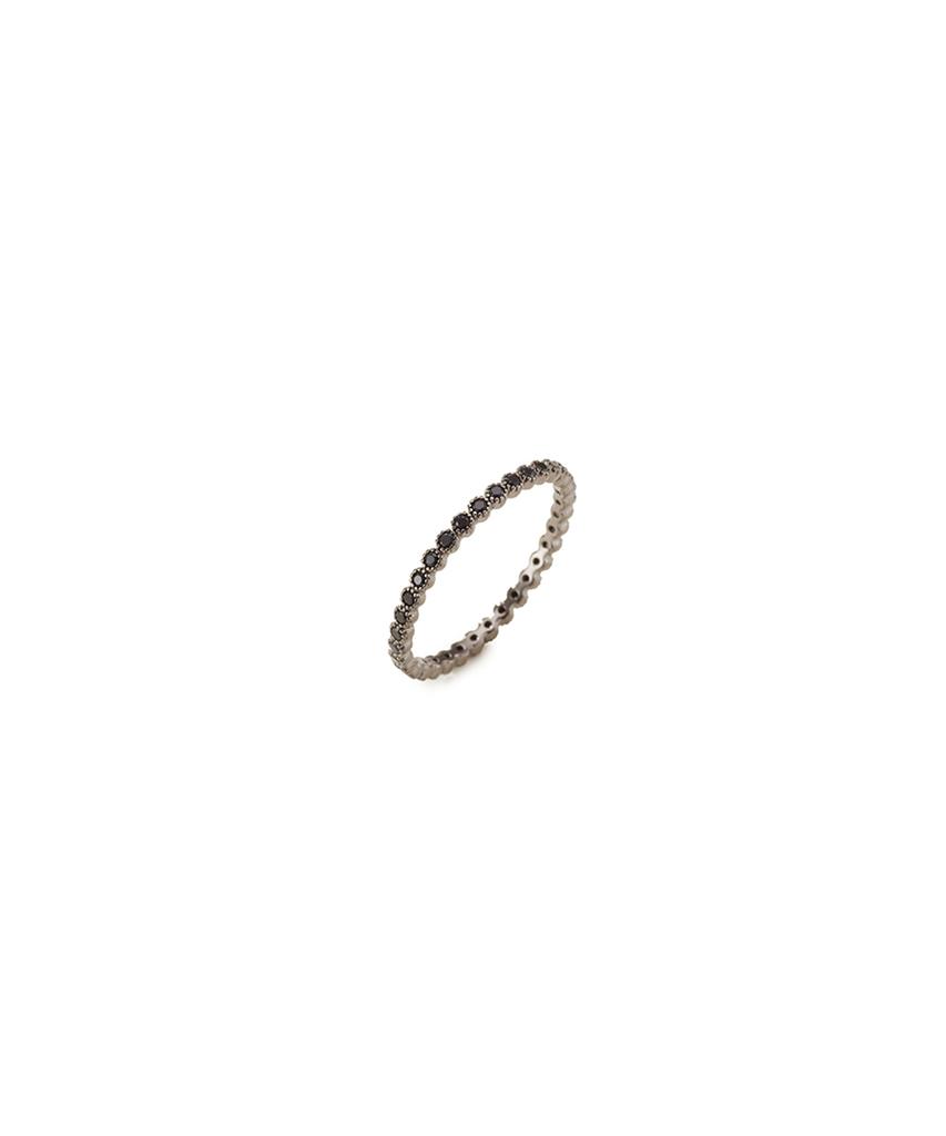 Findelise 925 Black Spinel Ring (Large)
