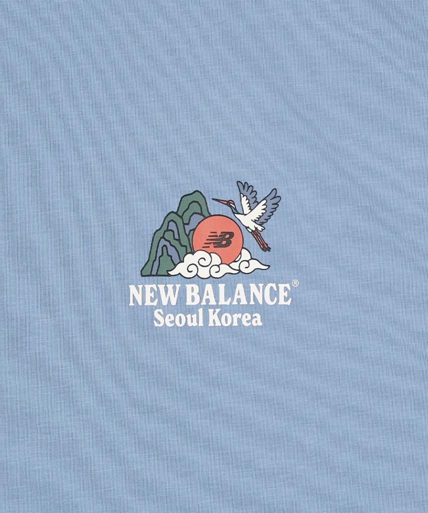 Nyuballanseu Nbneg2A043 / Uni Nb Seoul Tiger 2.0 Short Sleeve T-Shirt (Light Blue)
