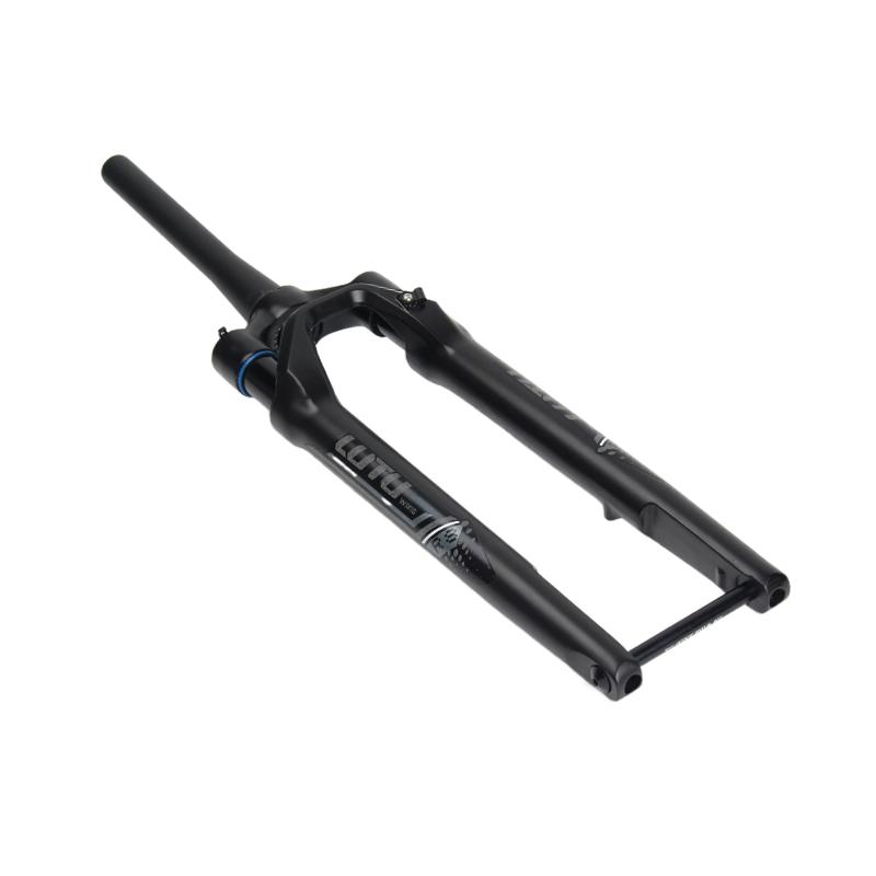 Gravel Magnesium Alloy Off-Road Front Fork 700C Shock Absorbing Air Suspension Conical Bicycle Disc Brake Thru Axle 100 * 12MM