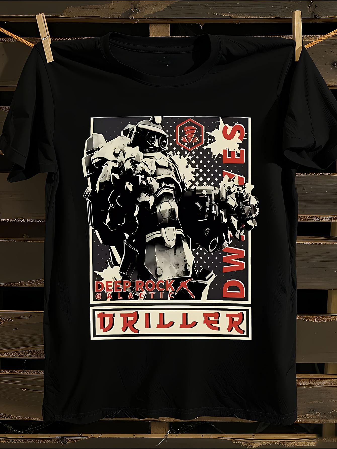 Deep Rock Driller Graphic Tshirt XXXL