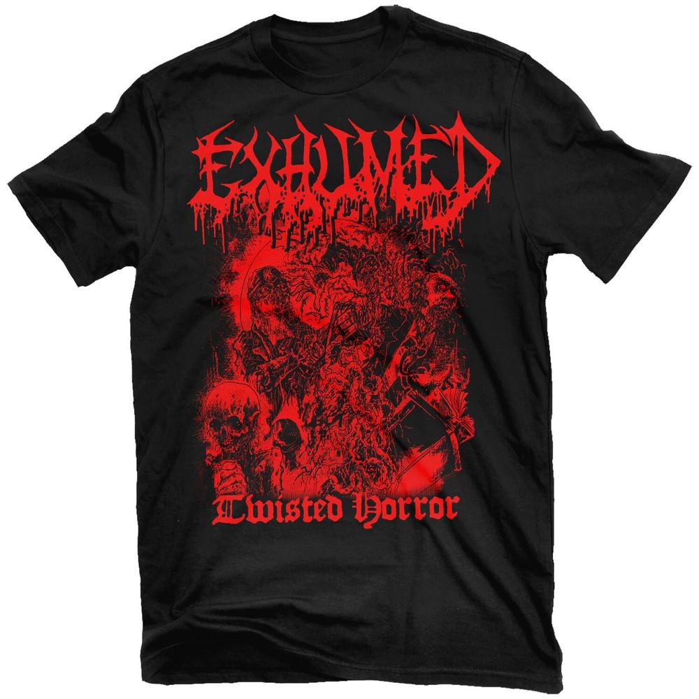 EXHUMED Twisted Horror T-Shirt NEW! Relapse Records TS4614 Unisex T-Shirt