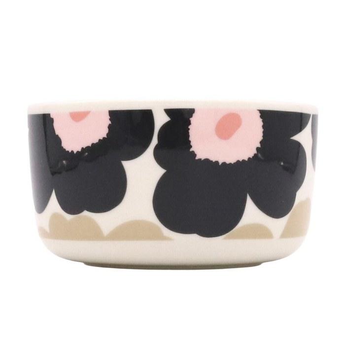 Marimekko Unikko Bowl 500ml Charcoal/Sand/Pink 75264-198