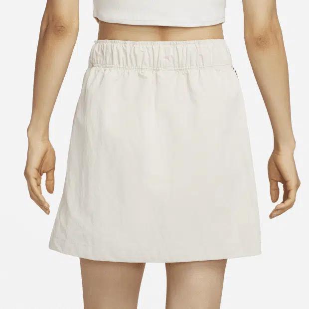 Nike Letter Print Asymmetrical Casual Skirt Women Skirts Khaki FD6947-126