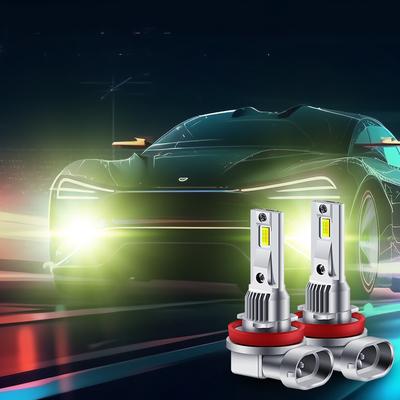 2Pcs Car LED Fog Light Bulbs H11 H8 H9 H7 9006 HB4 9005 HB3 Fog Lamp 7200LM Headlight Auto Driving Running Lamp 12V 24V