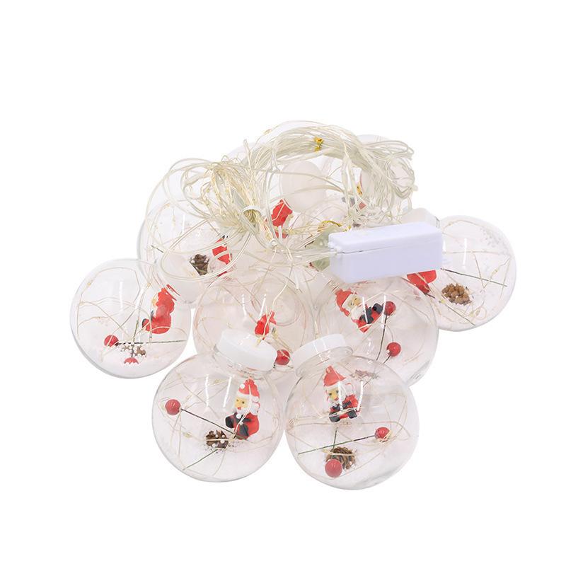 Christmas LED Curtain Lights: Santa, Snowman, Tree - Festive Window & Bedroom Decor