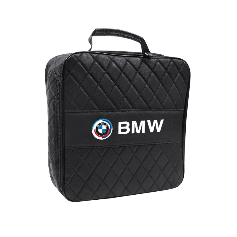 Electric Car Charging Gun Cable Storage Bag Accessories Stickers For BMW iX1 i7 F07 F48 F39 F34 F40 F45 F46 G30 G20 G32 Stickers CS6