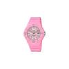 Casio LRW-200H-4E4 Analog Waterproof Watch for Girls Pink 30m Water Resistance Kids' Timepiece