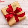 Christmas Gold Hot Stamping Transparent Round Self-Adhesive Stickers for Gift Packaging
