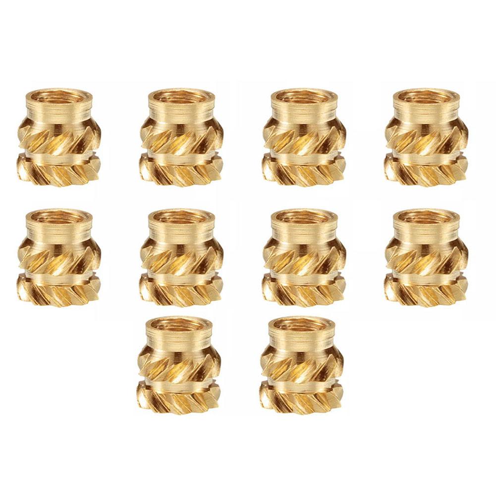 Heat or Injection Insertion of Brass Threaded Nuts 10Pcs for 3D Printing