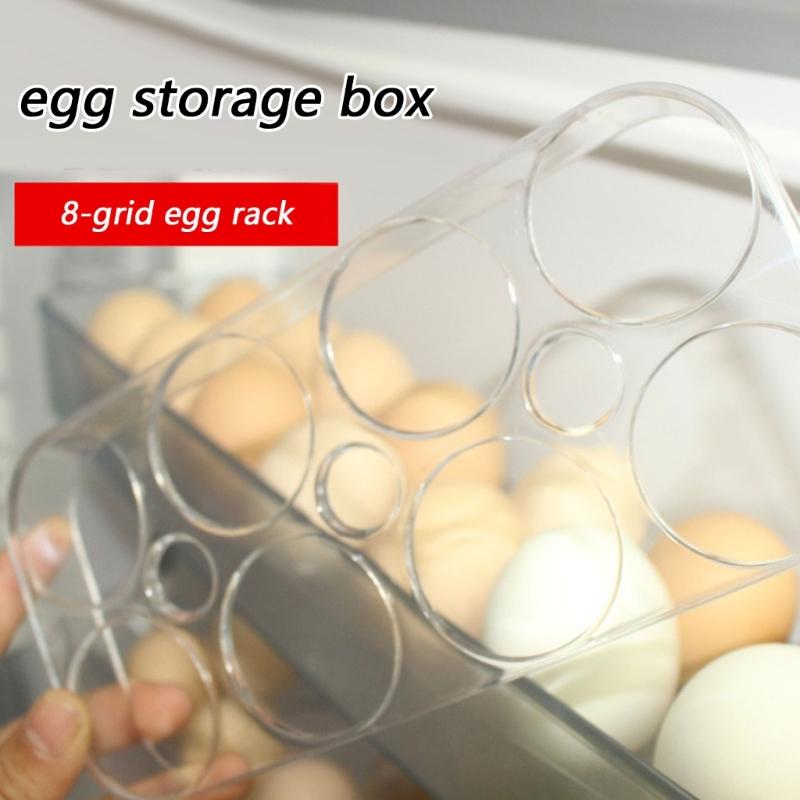 Space Saving Refrigerator Eggs Holder With Visible Inventory Design And Reinforced ABS Construction Eggs Holder