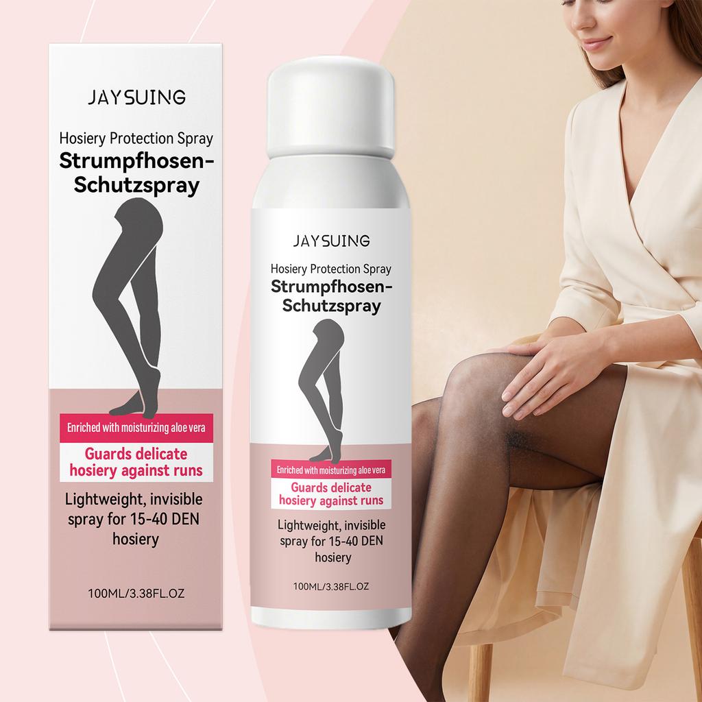 JAYSUING Anti-Snag Spray for Pantyhose, Gentle Formula Prevents Runs & Snags, Non-Sticky & Anti-Static, Keeps Stockings Clean, 30ml Portable