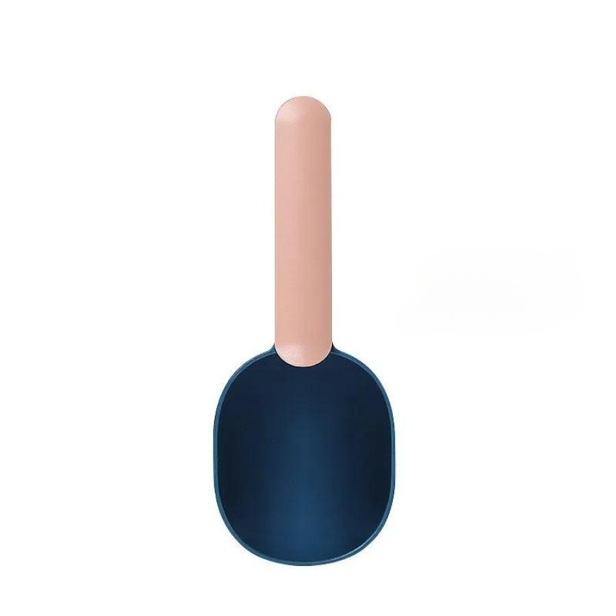 Łyżka do karmy dla zwierząt Wielofunkcyjna Łopatka do karmy dla psów i kotów Łyżka do karmienia Klips do zamykania torebek Kreatywna miarka Zakrzywiony design