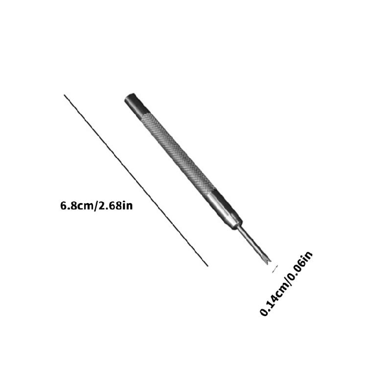 Watch Repair Tools Set For Bracelet Adjustment Contains Corrosion Resistant Metal Pins With Compact Organizer