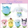 Kuromi My Melody Plush Toy Tulips Keychain Xmas Gift