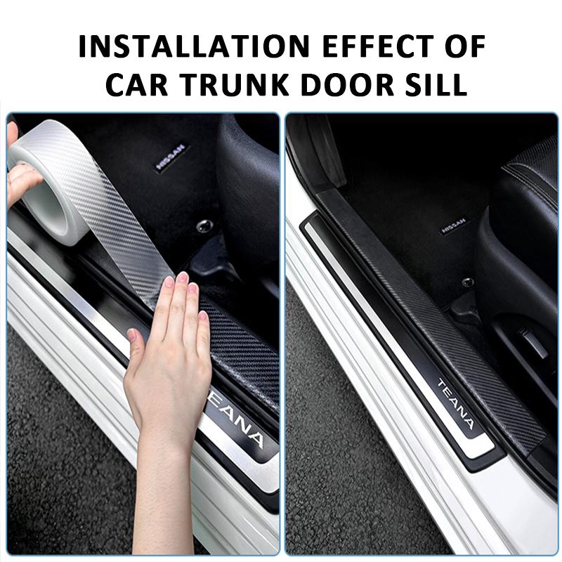 Car Anti Scratch Door Protector Stickers Transparent Nano Tape Auto Trunk Sill Scuff Protector Film Bumper Door Edge Protective