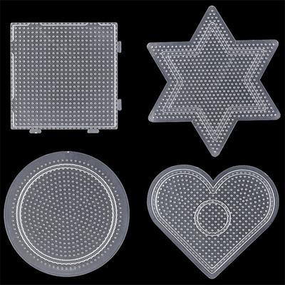 5 Typů Výběr 2,6 mm Perler Korálky Šablona Děrovaná deska Pro Hama Korálky Nástroj DIY Vzdělávací Puzzle Korálková Podložka Hračka