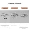 LED Bathroom Vanity Mirror with Folding Makeup Light - Wall-Mounted for Home & Hotel Use