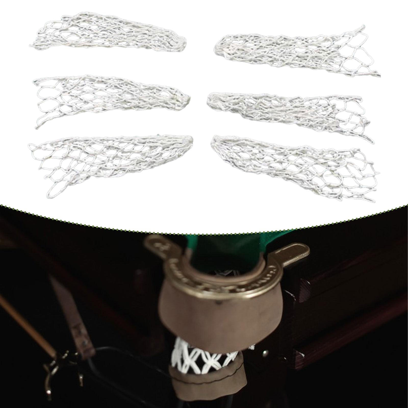 

6 упаковок луз для бильярдного стола, аксессуары для бильярдной сетки, сумки для снукера для тренировок белый