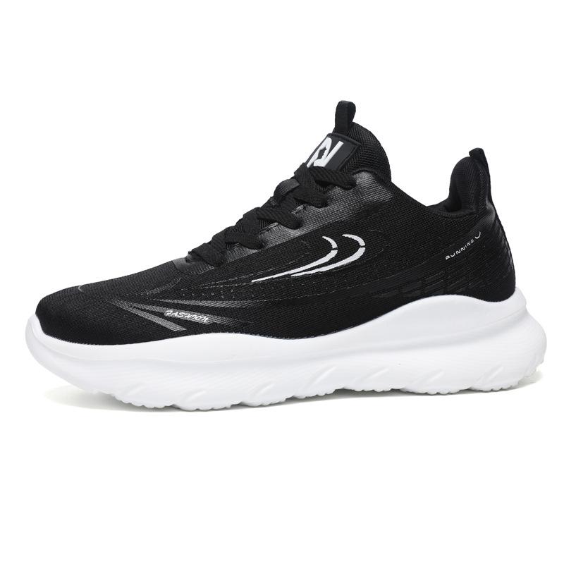 Men's Shoes New Sports Shoes Fashion Versatile Couple Casual Shoes Mesh Breathable Lightweight Shock Absorbing Casual Shoes