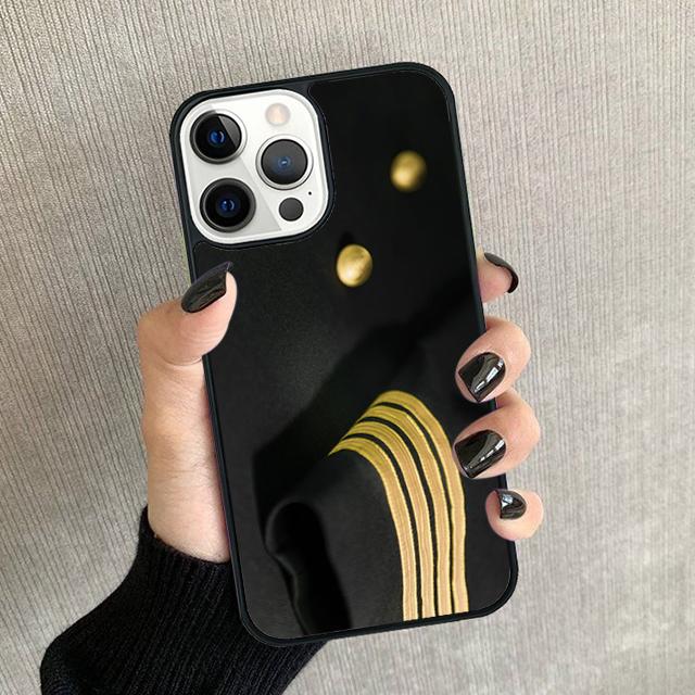 

Чехол для телефона с эполетом пилота самолета Для iPhone 17 Air 15 16 11 12 13 14 Pro Max Чехол Для iPhone 17 Air Max Plus Fundas iPhone 13