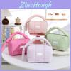 Nylon Cube Makeup Bag With Multiuse Design For Travel And Cosmetics Storage
