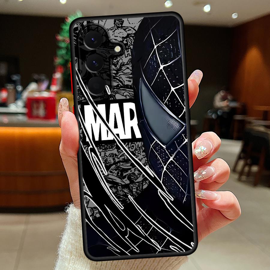 Marvel Spiderman Ironman Handyhülle Case für Samsung Galaxy A34 A36 A52S A72 A73 A33 A14 A23 A17 A52 A35 A53 A54 A16 A15 A56