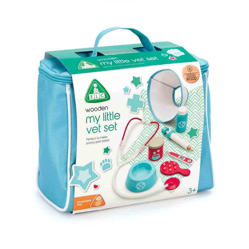 Early Learning Center Early Learning Center Wooden Pretend Play Animal Doctor Veterinarian Animal Hospital 200208 Genuine Product