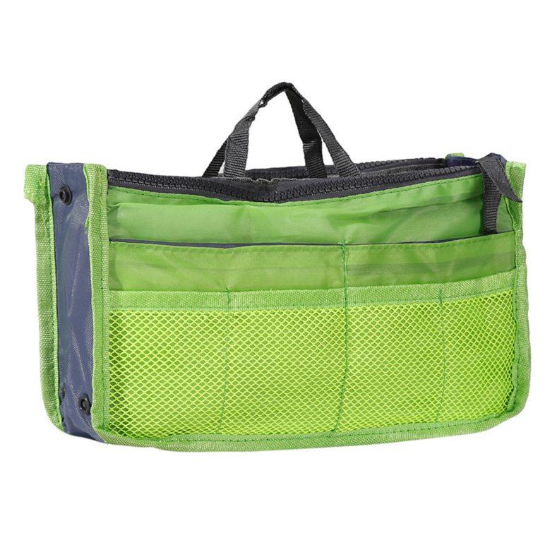 Outdoor Travel Purse Organizer Insert for Handbags Ladies Multi-function Toiletry Cosmetics Storage Bag Large Capacity Zipper Tote Bag