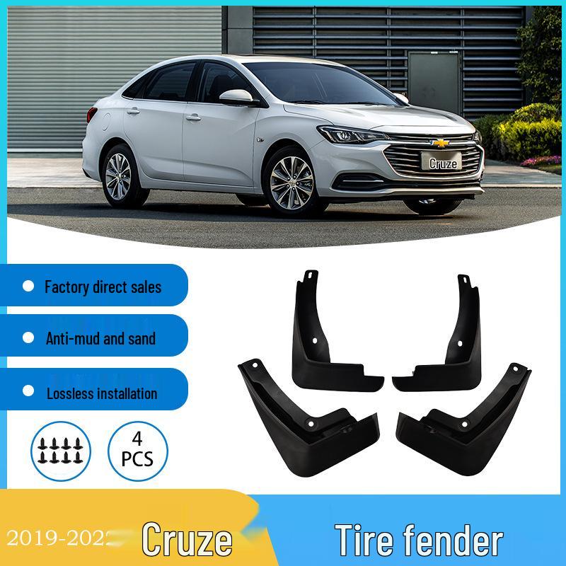 Chevrolet Cruze Mudguards (2019-2023) - Durable Tire Protectors