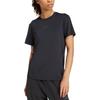 Adidas T Shirts Women's Black Crew Neck Moderate JZ6281