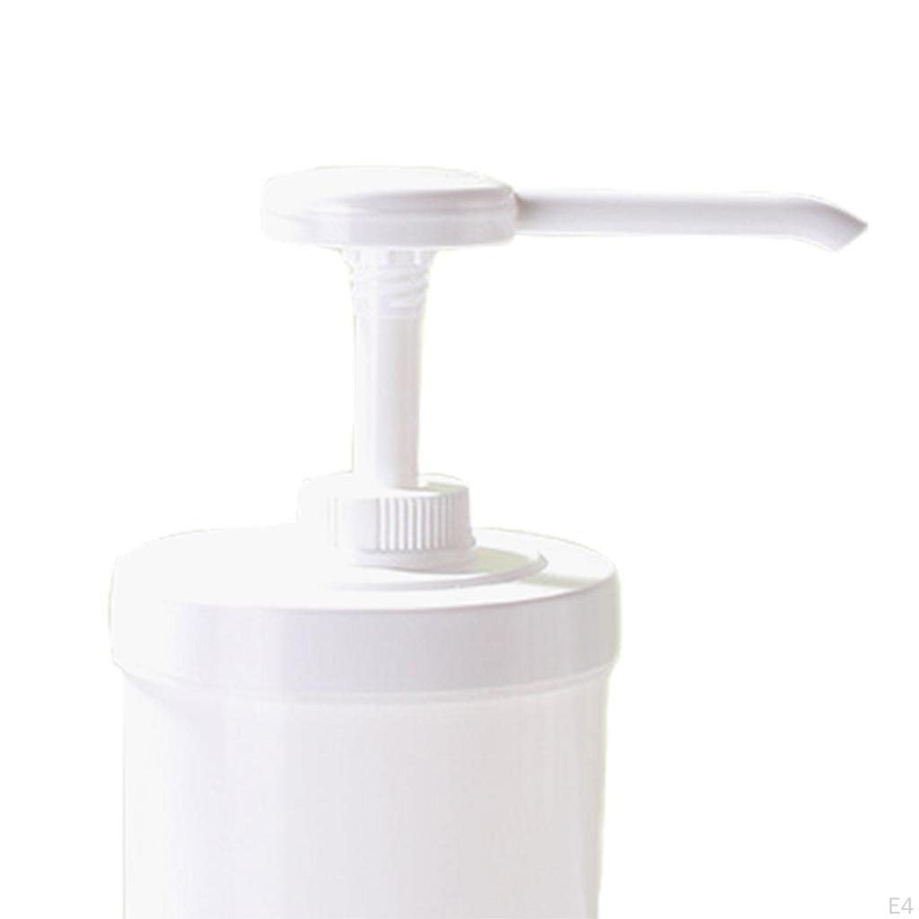 Coffee Syrup Dispenser Ketchup Pump Honey Jar Container with Sauces Condiment Sauce