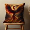 Myth Art Flame Phoenixs Throw Pillow Case Living Room Sofa Cushion Cover For Home Bedroom Decoration And Protector
