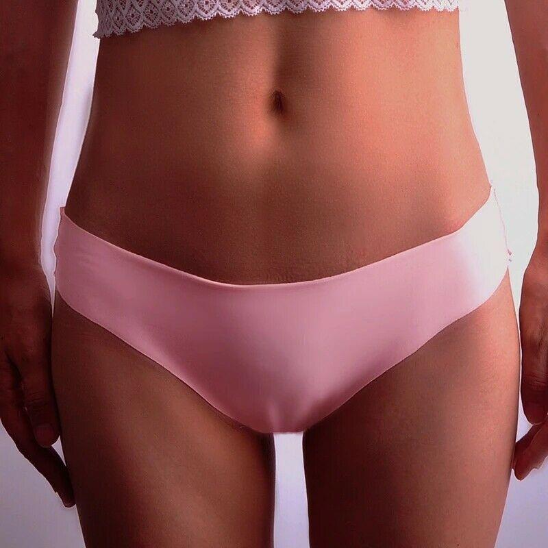 Sexy dámská ledová hedvábná tanga bezešvé spodní prádlo bikiny spodní prádlo