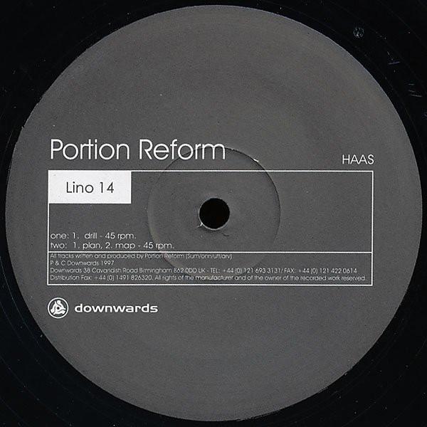 

12inch Record PORTION REFORM - HAAS LINO14 Downwards 1997 UK Dance & Electronica Used