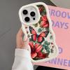 Cute Butterfly Case for iPhone 16 Pro Max 17 Air 8 11 12 13 14 XR 15 Plus Soft Phone Cover