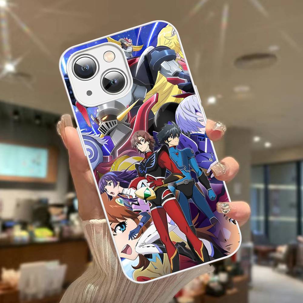 

UFO Robot G-Grendizeres Tempered Glass For Iphone 14 13 12 11 Pro Mini XS MAX 14Plus X XS XR Cover iphone 13