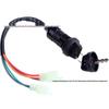 ATV/Buggy 5-Wire 3-Gear Ignition Switch & Lock Key with Headlight